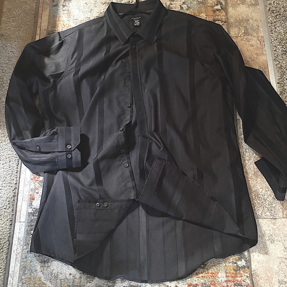 Black Structure Button Up | XX-Large | Never Worn - Picture 4 of 4